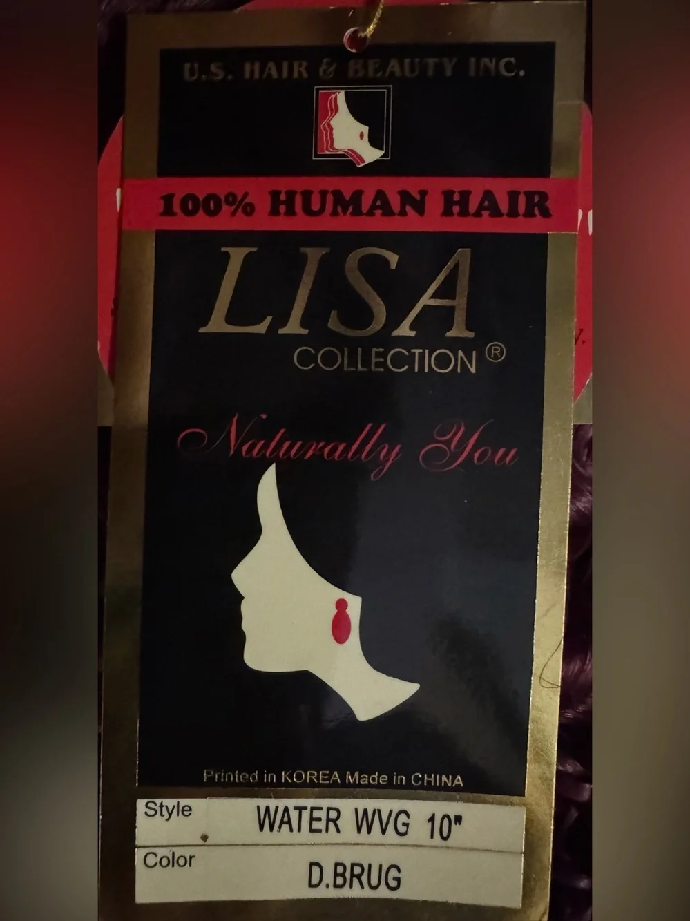 Lisa collection. 100% human hair. Water wave 🍒